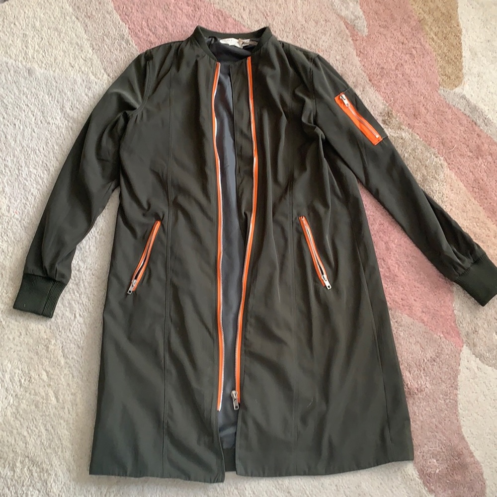 NWT Military style knee length jacket